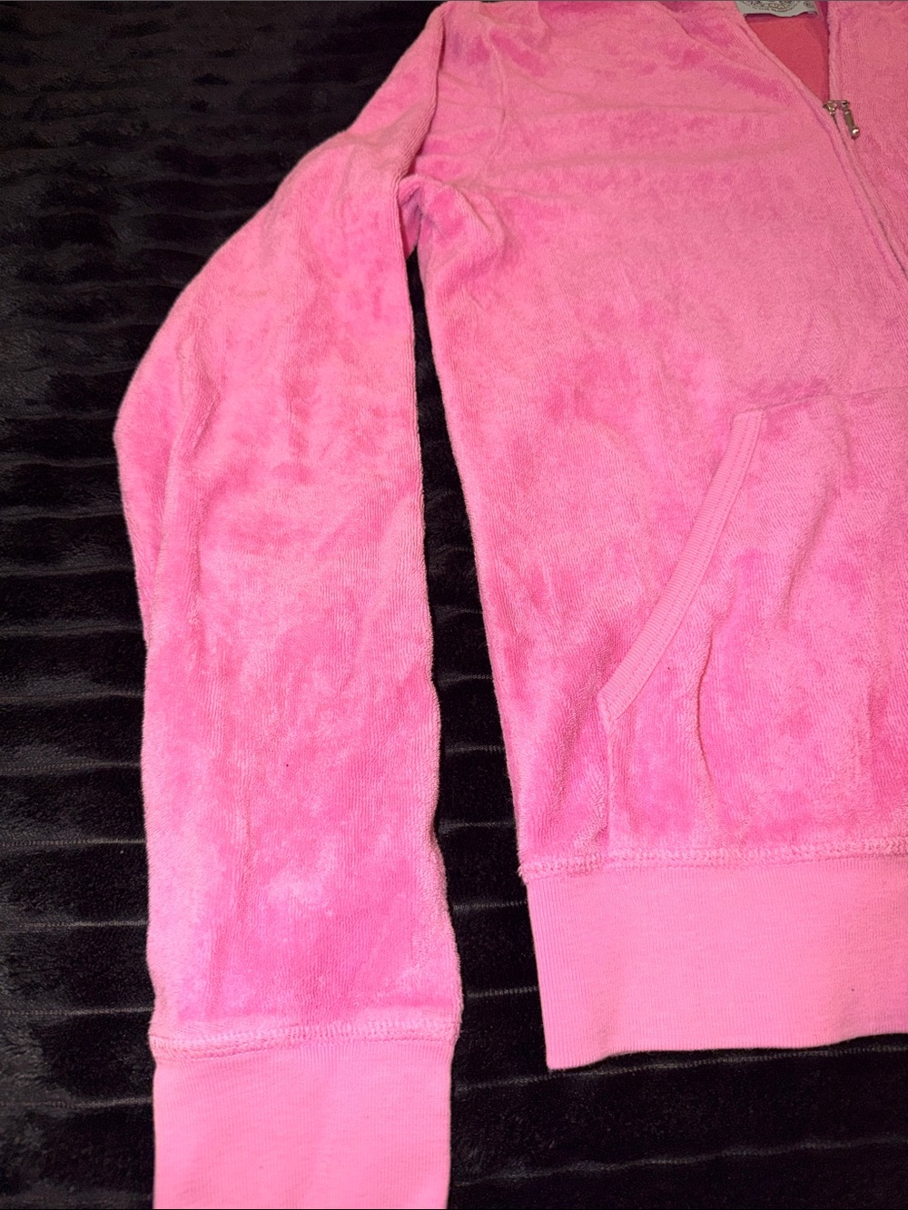 Juicy Couture Pink Hooded Zip-Up - Picture 4 of 6